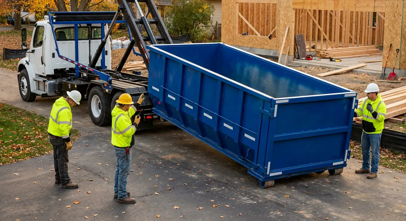 Construction dumpster delivery and waste management in San Mateo, CA
