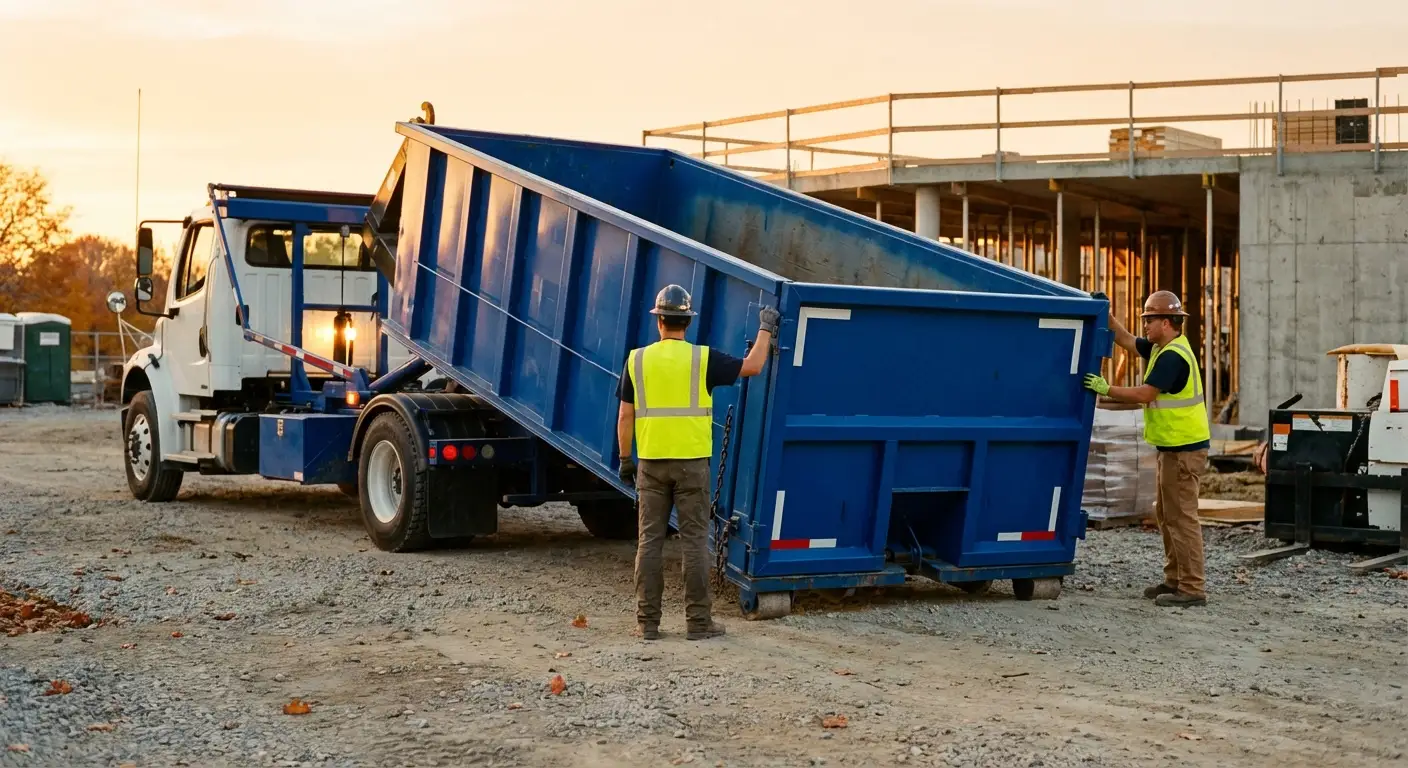 Commercial dumpster rental delivery in San Mateo, CA