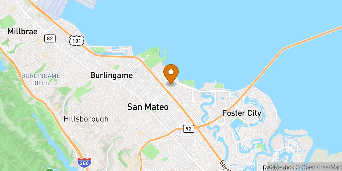  neighborhood map in San Mateo, CA