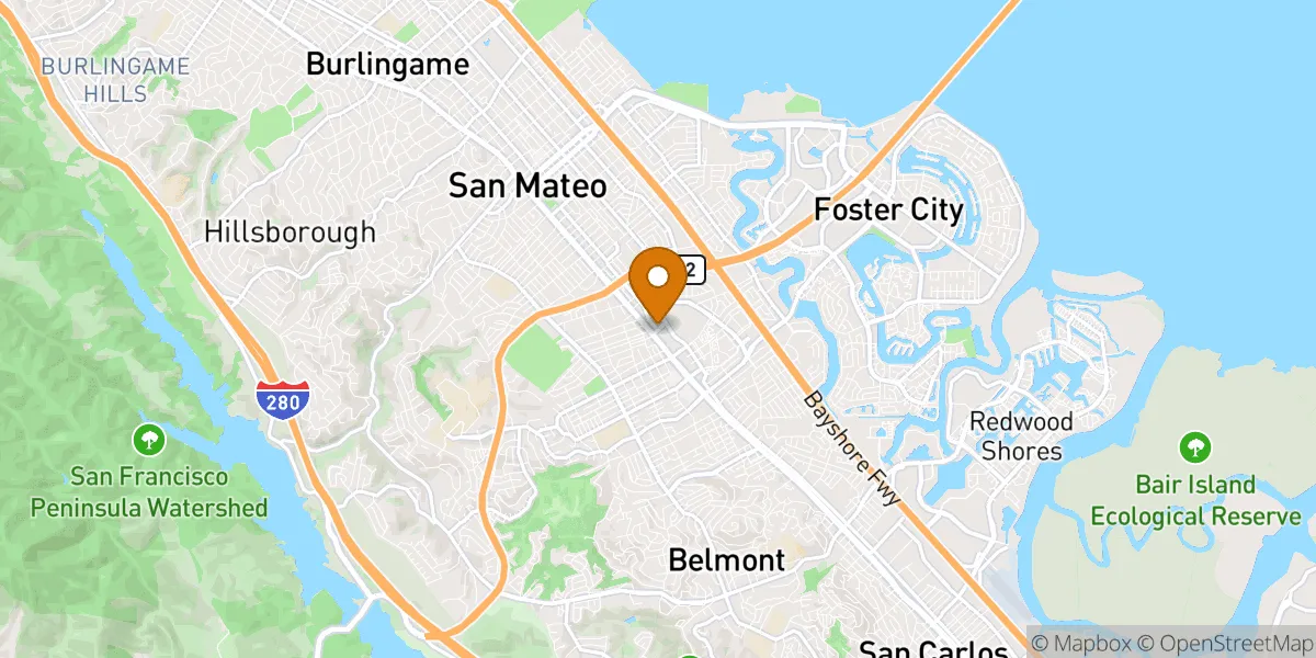  neighborhood map in San Mateo, CA