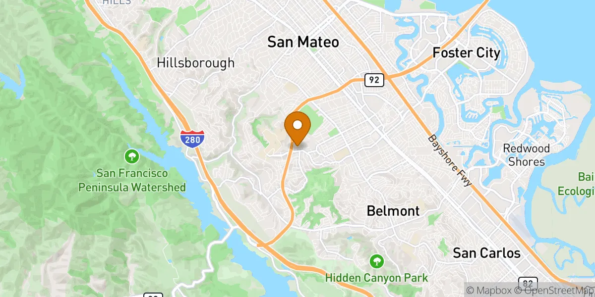  neighborhood map in San Mateo, CA