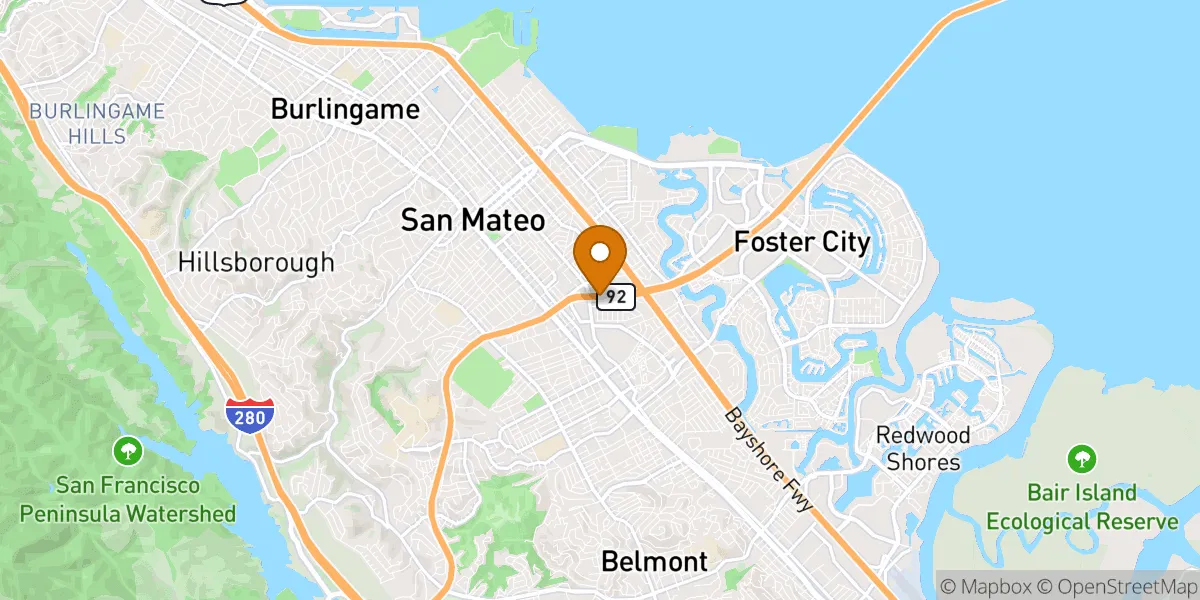  neighborhood map in San Mateo, CA