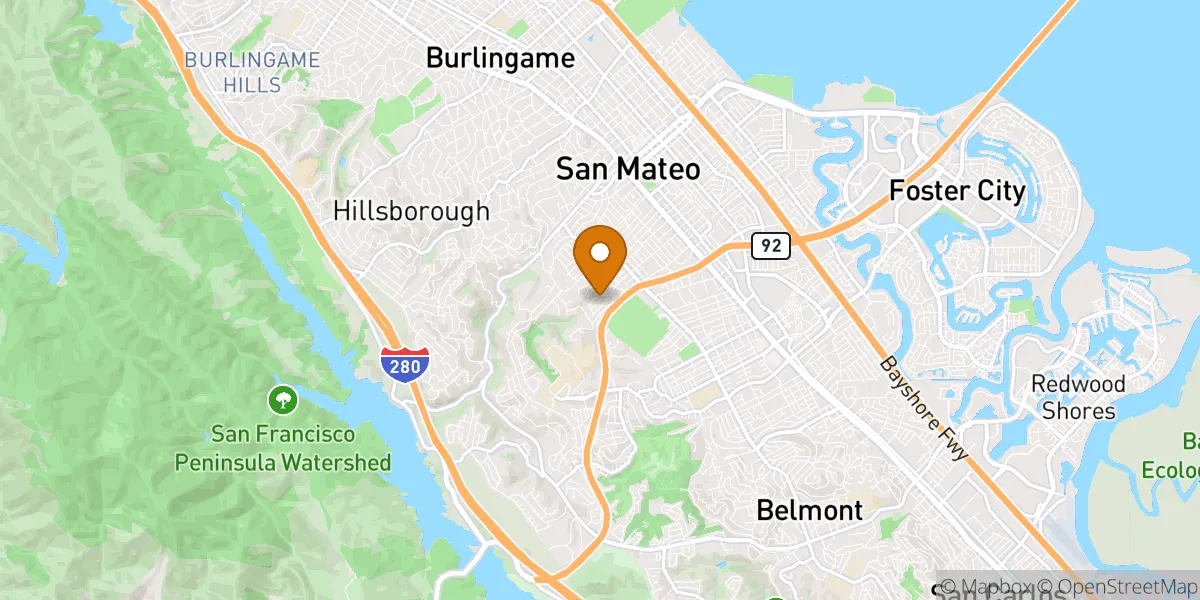  neighborhood map in San Mateo, CA